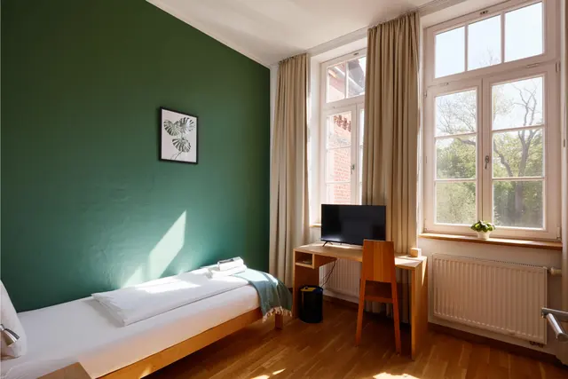 eco room | 2 rooms next to each other | near wellness — room at ahead burghotel, Lenzen/Elbe — photo 4 of 6