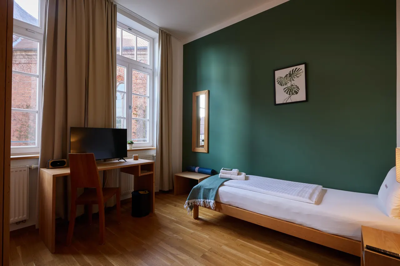 eco single room | close to wellness  – ahead burghotel Lenzen/Elbe