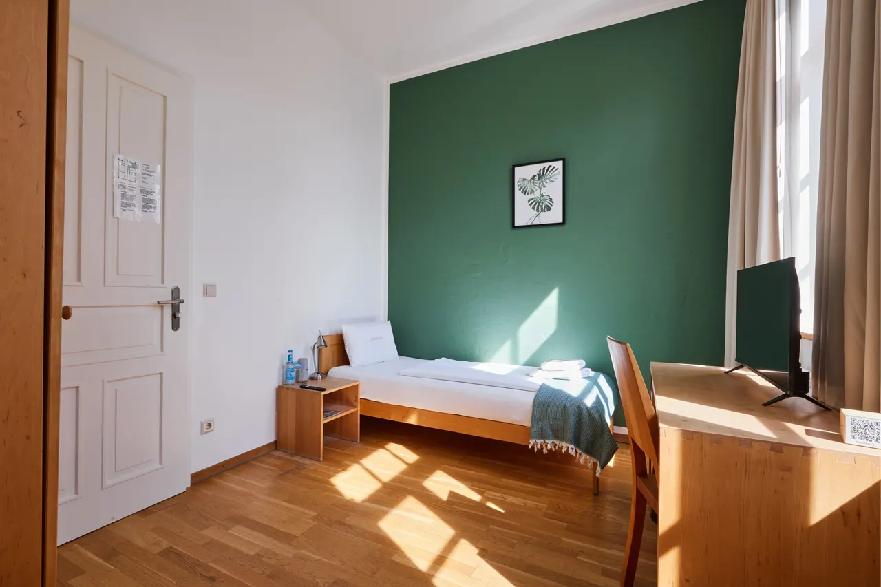 eco single room | second floor – ahead burghotel Lenzen/Elbe