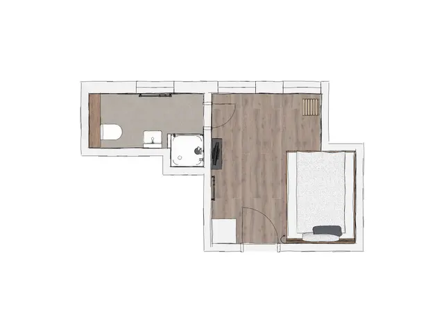 Doppelzimmer mit Bett in Nische Obergeschoss — Biohotel WildLand, Wietze (3/3)