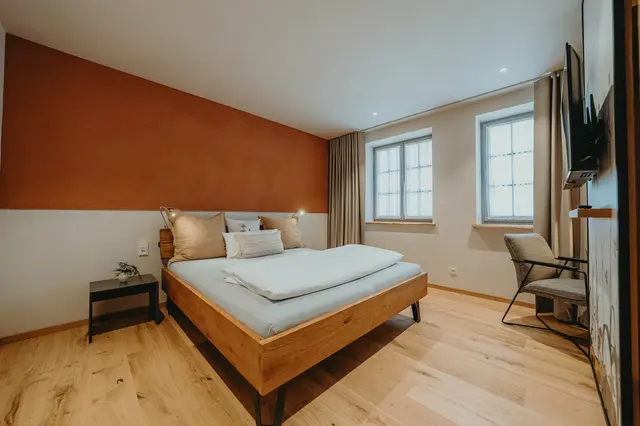 Double room with oversize bed first floor — room at Biohotel WildLand, Wietze — photo 2 of 4