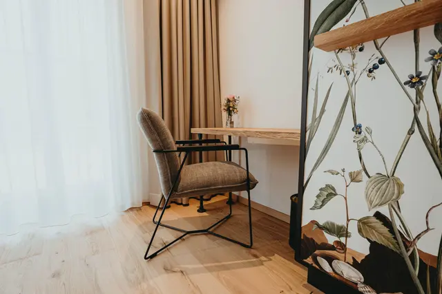 Double room with terrace overlooking the meadow — room at Biohotel WildLand, Wietze — photo 2 of 4