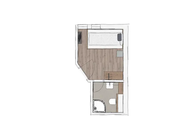 High ceiling single room — room at Biohotel WildLand, Wietze — photo 3 of 3