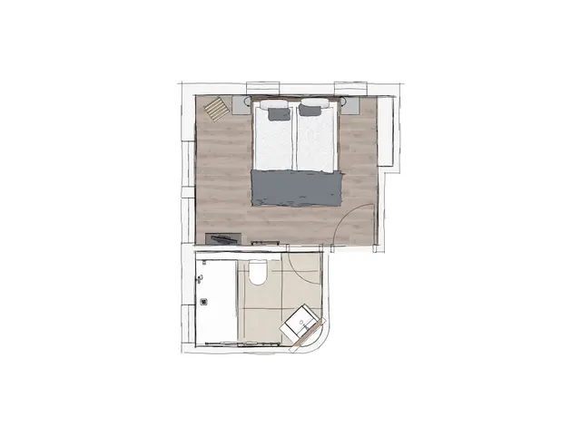 Historic double with spacious bathroom — Biohotel WildLand, Wietze (3/3)