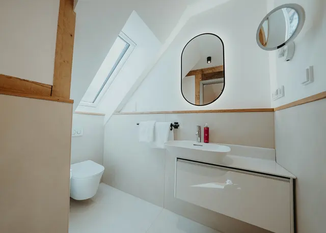 Queensize Double under the roof — Biohotel WildLand, Wietze (3/3)
