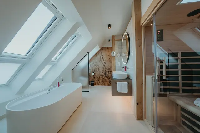 Wildland Suite with panorama view and sauna — Biohotel WildLand, Wietze (6/8)