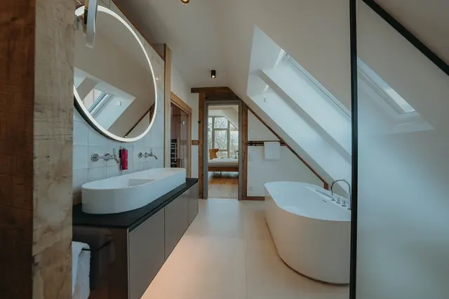Wildland Suite with panorama view and sauna — Biohotel WildLand, Wietze (7/8)