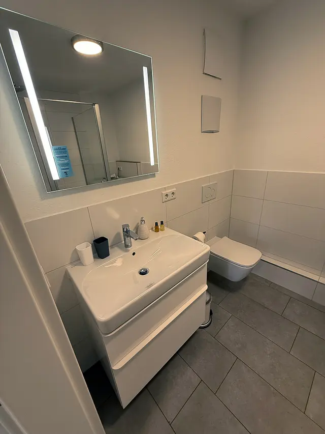 Contracted Rate | 1 Room Business Apartment — apartment at Boardinghouse Baumhof55, Marktheidenfeld — photo 6 of 6