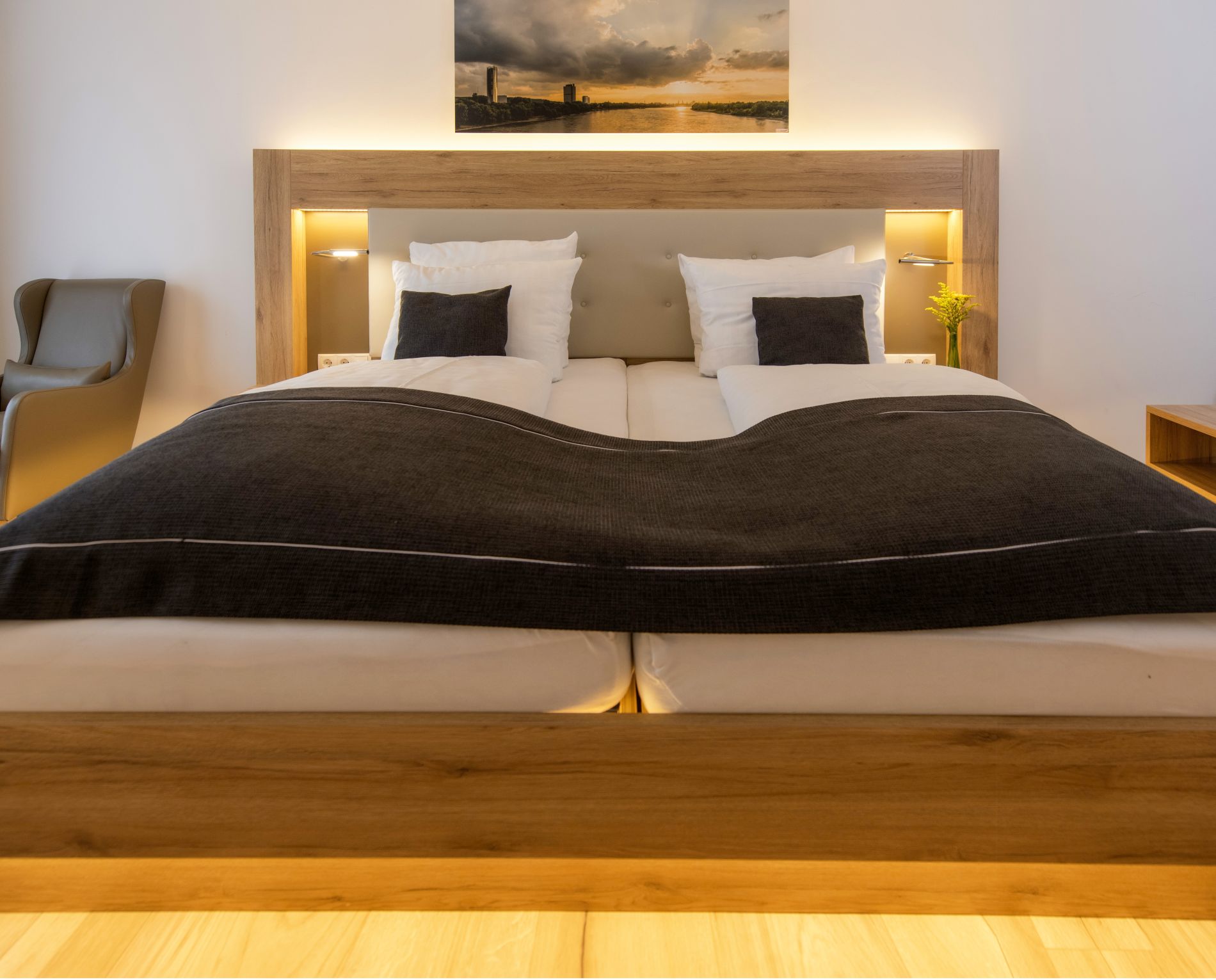 Business travel | Deluxe with double bed – City Hotel Meckenheim