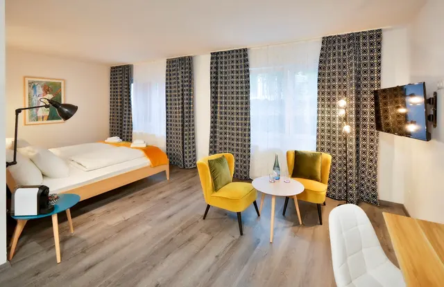 Modern double room – City Hotel Meckenheim