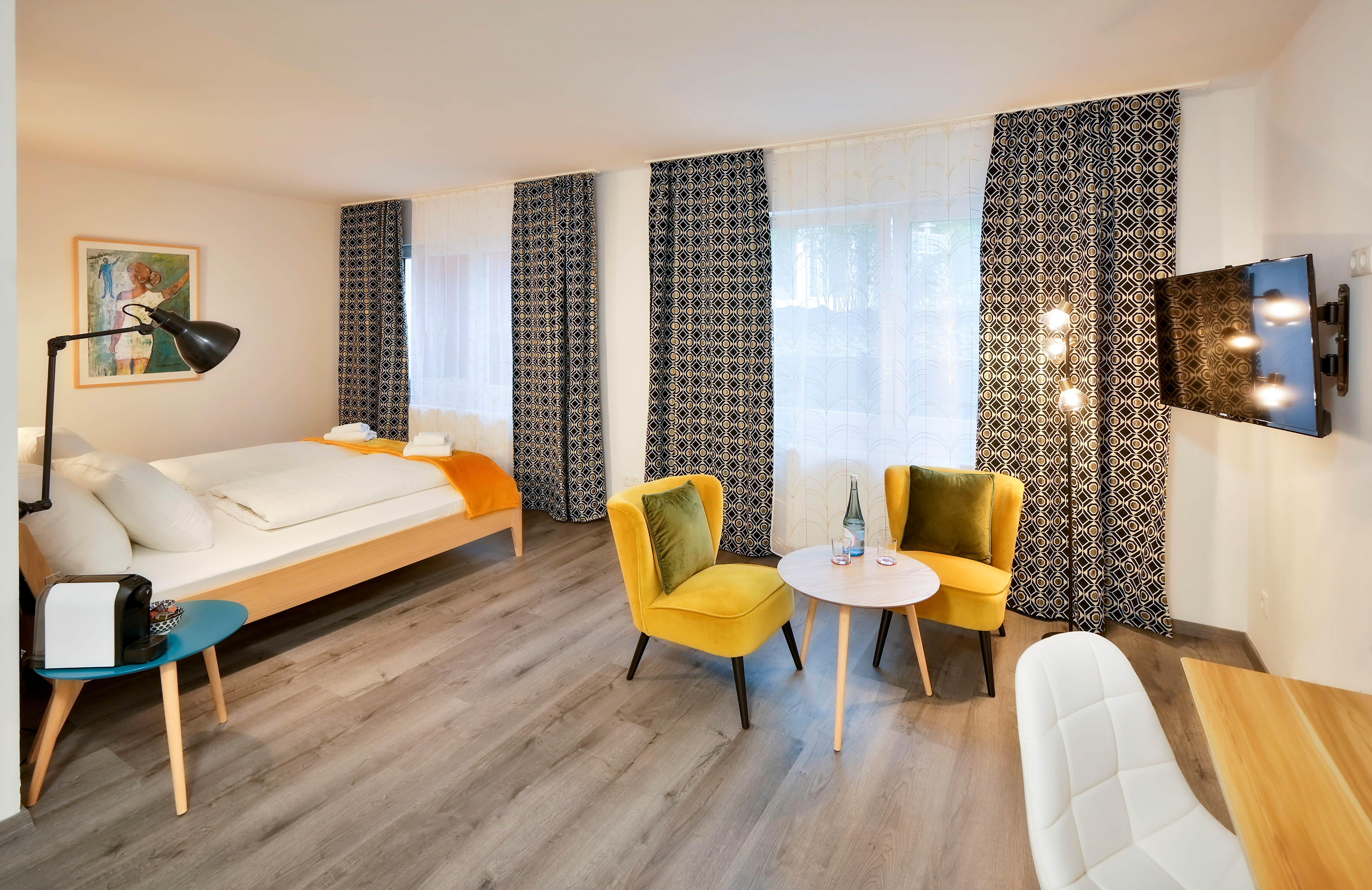 Modernes Doppelzimmer – City Hotel Meckenheim