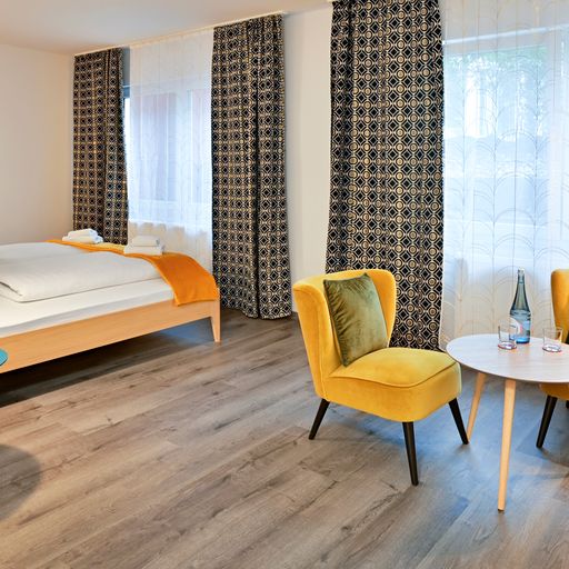 Modern | im Erdgeschoss zur Rückseite – City Hotel Meckenheim