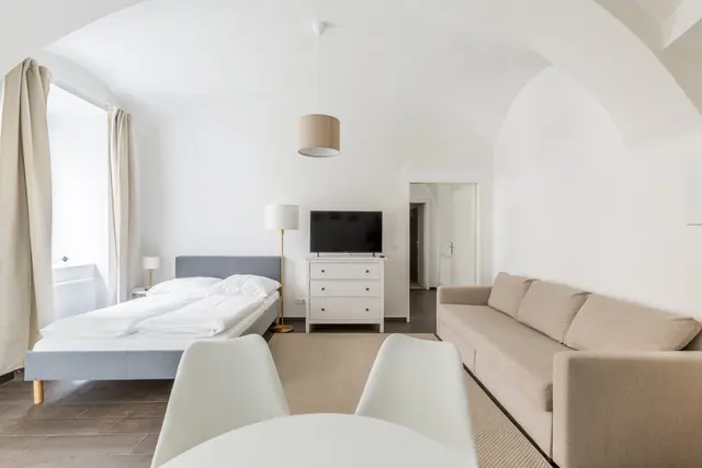 1 Bedroom | Prater Area | Garden view | Apt 1 — accommodation at Cityswap Austria GmbH, Vienna — photo 4 of 14