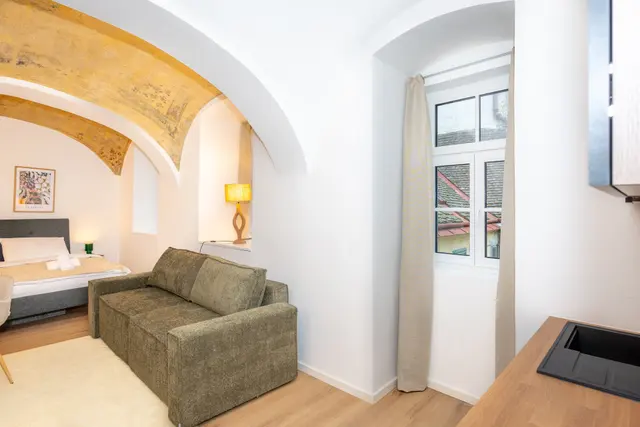 Studio | Naschmarkt | Courtyard view — accommodation at Cityswap Austria GmbH, Vienna — photo 3 of 10