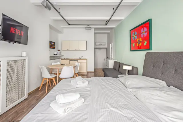 Studio | Old Town | City view — accommodation at Cityswap Austria GmbH, Vienna — photo 4 of 15
