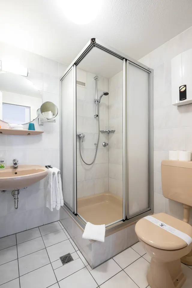 Studio | Boxspringbed and View — apartment at Gemünder Ferienpark Salzberg, Schleiden-Gemünd — photo 3 of 3