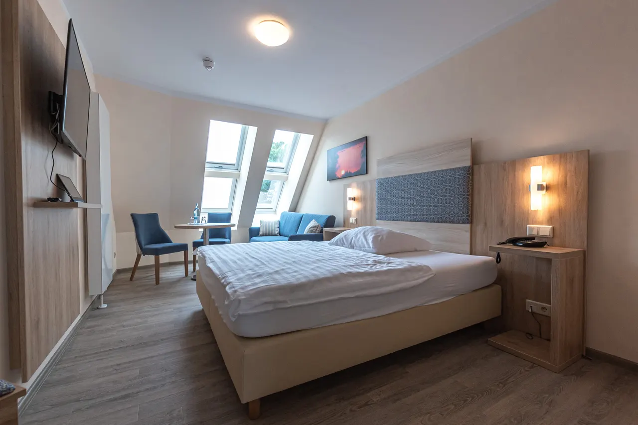 Family Suite | 2 Bedrooms with connecting door – Haffhus l Hotel & Spa Seebad Ueckermünde