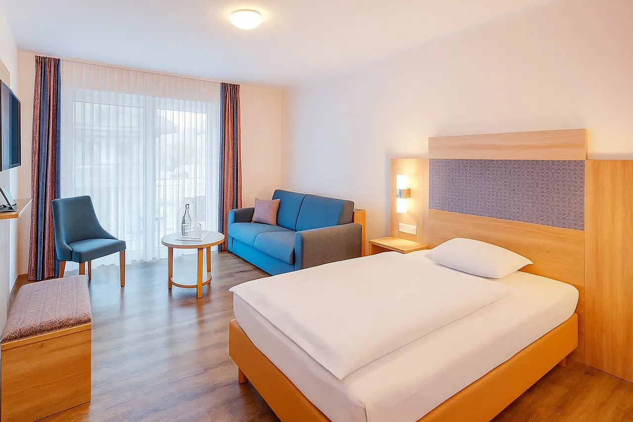 Single Bedroom Plus | Large double bed – Haffhus l Hotel & Spa