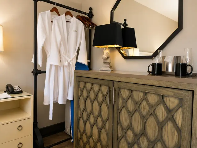 Luminary Queen | Courtyard view and bathtub — Hollywood Hotel, Los Angeles (5/7)