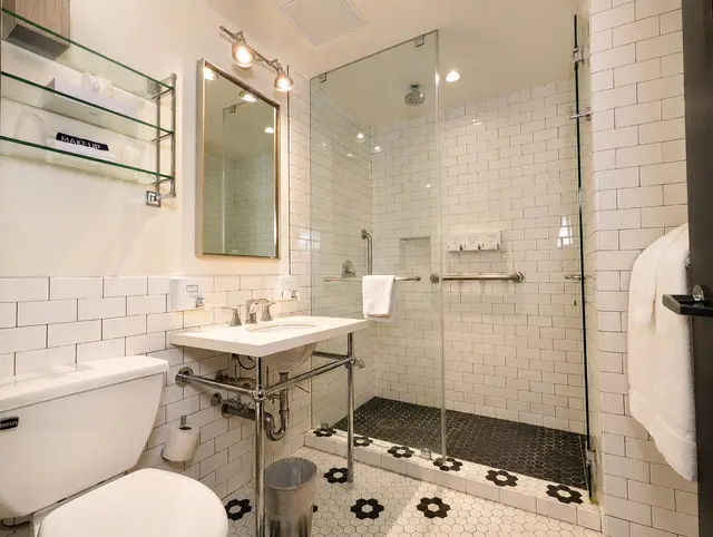 Luminary Queen | Hollywood hill view and walk-in shower — Hollywood Hotel, Los Angeles (8/8)