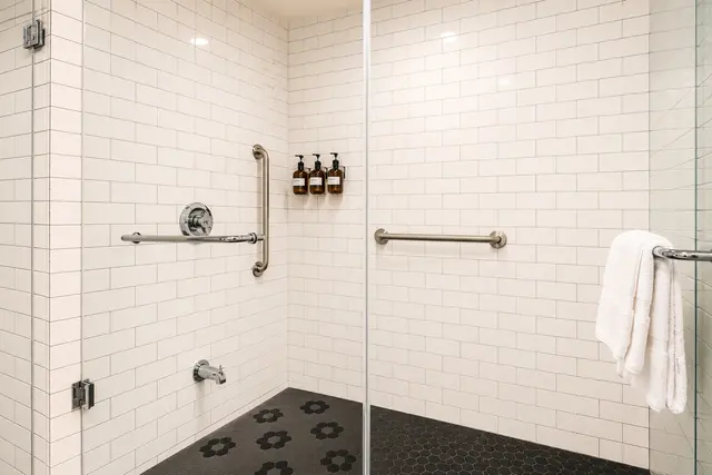 Luminary Queen | Pool view and near elevator — room at Hollywood Hotel, Los Angeles — photo 7 of 10