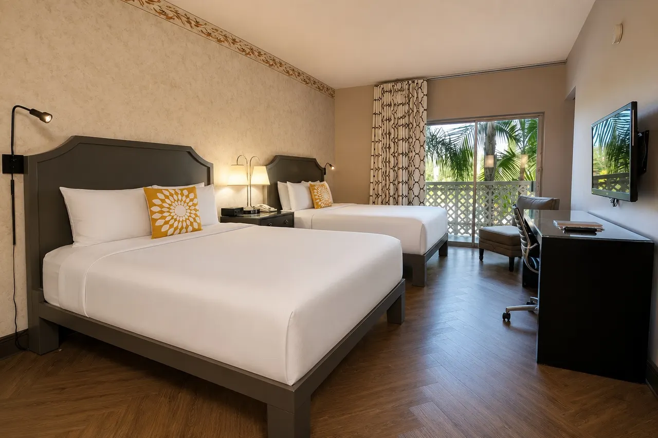 Starlet Double Queen | Away from elevator – Hollywood Hotel Los Angeles