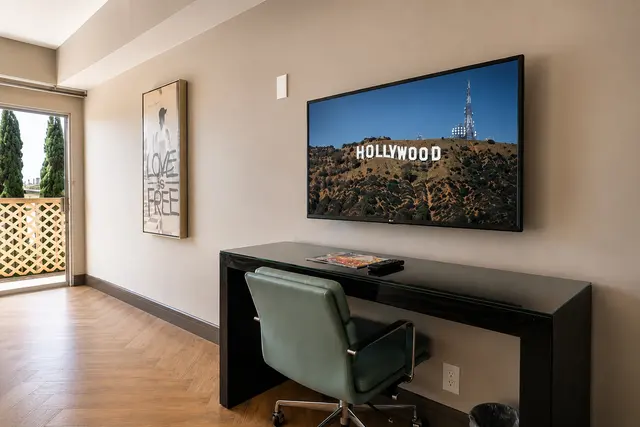Starlet Double Queen | Downtown LA and pool view — room at Hollywood Hotel, Los Angeles — photo 5 of 10