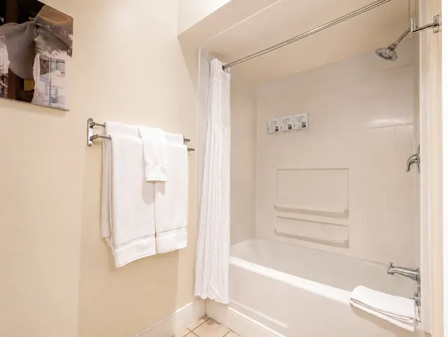Starlet Double Queen | Hollywood sign and bathtub — Hollywood Hotel, Los Angeles (3/9)