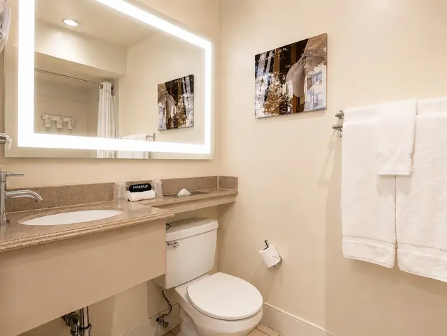Starlet Double Queen | Hollywood sign and bathtub — Hollywood Hotel, Los Angeles (4/9)