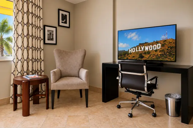 Starlet Double Queen | Spacious with tiled floor — room at Hollywood Hotel, Los Angeles — photo 11 of 11