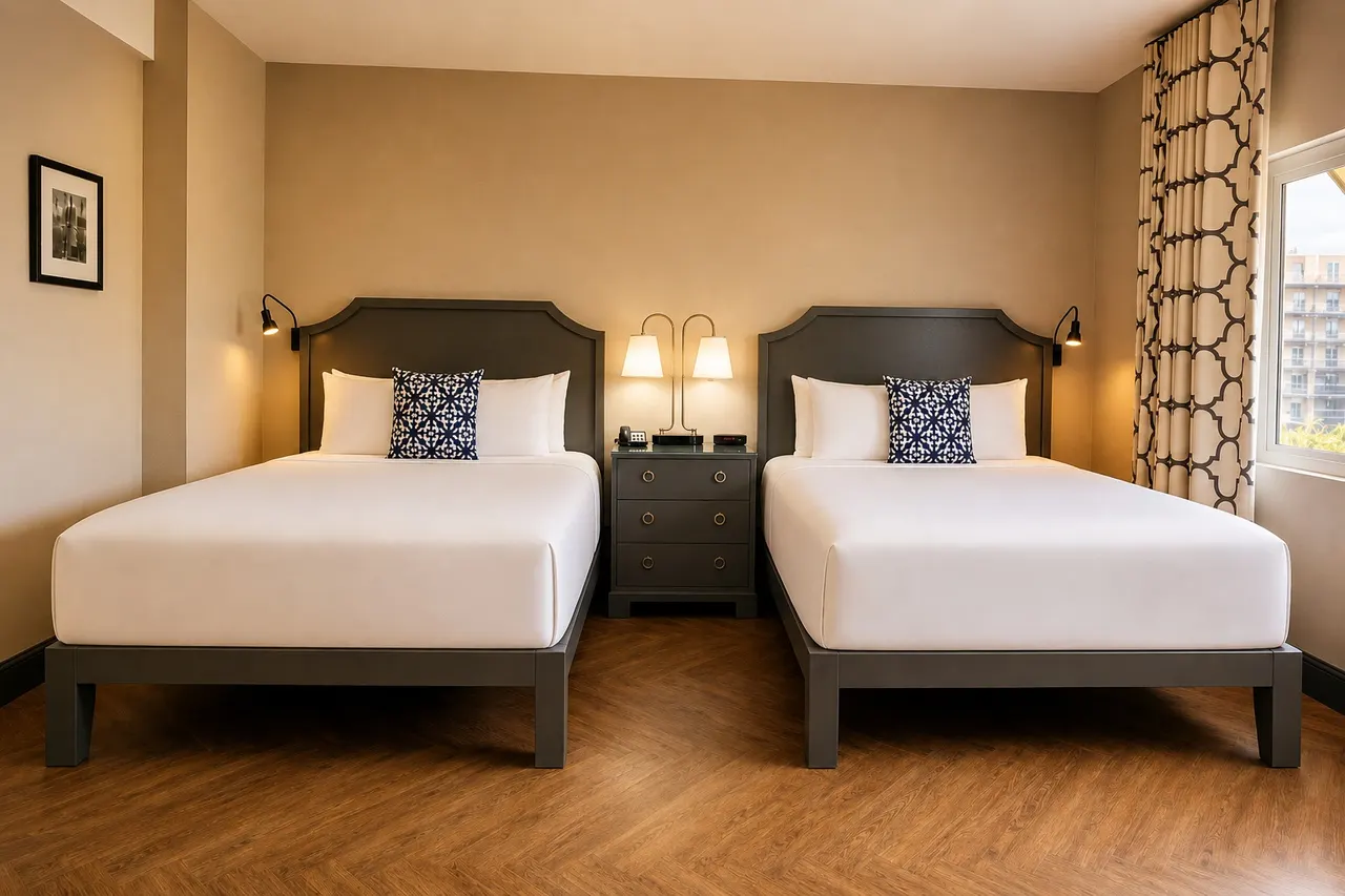Starlet Double Queen | Top floor – Hollywood Hotel Los Angeles