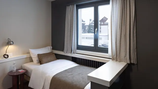 Single Room | Mountain Gemsstock view – Hotel Bergidyll - Riders Haven