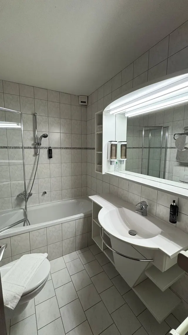 Family Room | Large balcony with garden view — Hotel Paidion, Braunlage (6/6)