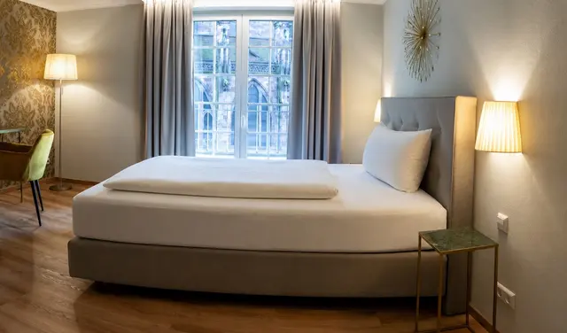 Small Deluxe | Single Room with Minster view – Hotel zum Rappen Freiburg