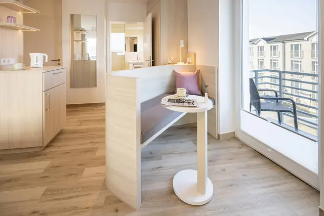 Deluxe Doppelzimmer Balkon Meerblick | Hotel Stranddistel — Inselhäuser Norderney, Norderney (8/17)