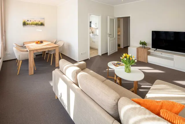 Großes Komfort Apartment 2 Schlafzimmer Sanddornhaus — Inselhäuser Norderney, Norderney (2/14)
