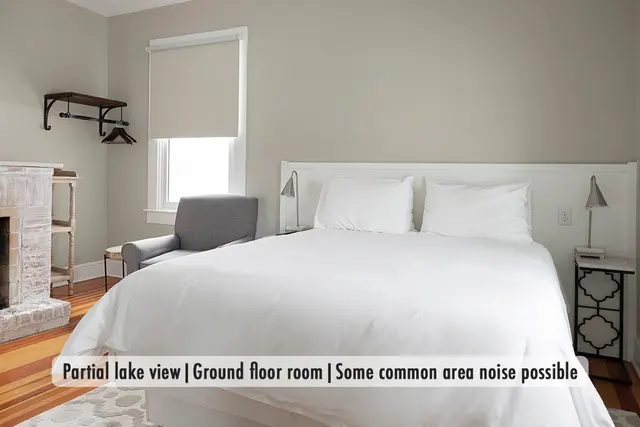 Room 14 | Corner Room | Queen Bed — room at Lakehouse Inn, Lee — photo 2 of 4
