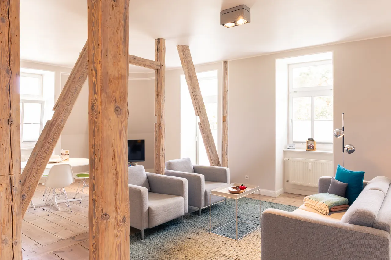 Villa Albatros No. 6 | Deluxe Loft | Balcony – OSTKÜSTE Boutique Apartments Seebad Ahlbeck