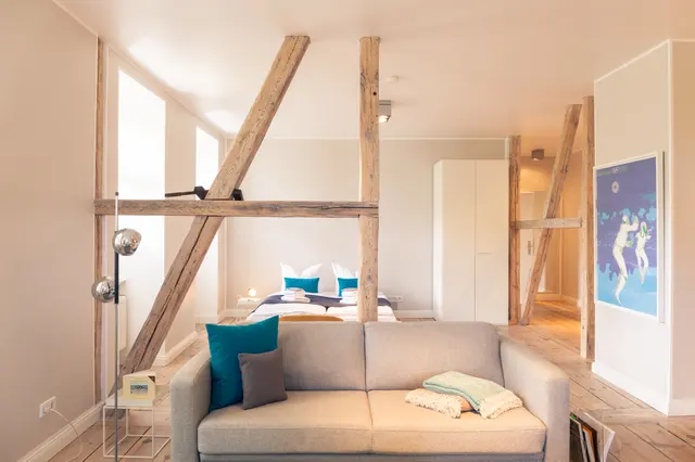 Villa Albatros No. 6 | Deluxe Loft | Balcony — accommodation at OSTKÜSTE Boutique Apartments, Seebad Ahlbeck — photo 2 of 14