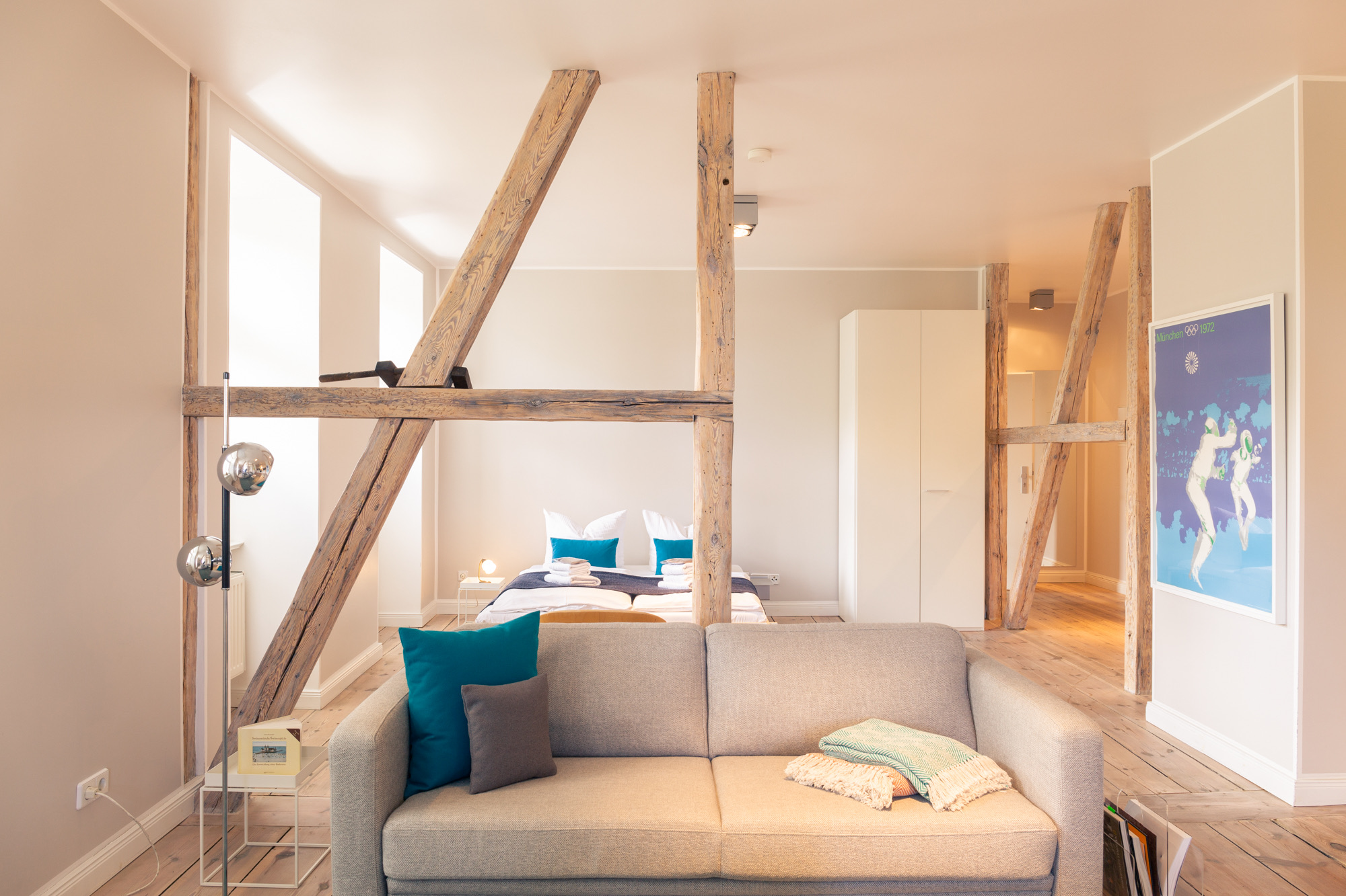 Villa Albatros No. 6 | Deluxe Loft | Balcony — accommodation at OSTKÜSTE Boutique Apartments, Seebad Ahlbeck — photo 2 of 14