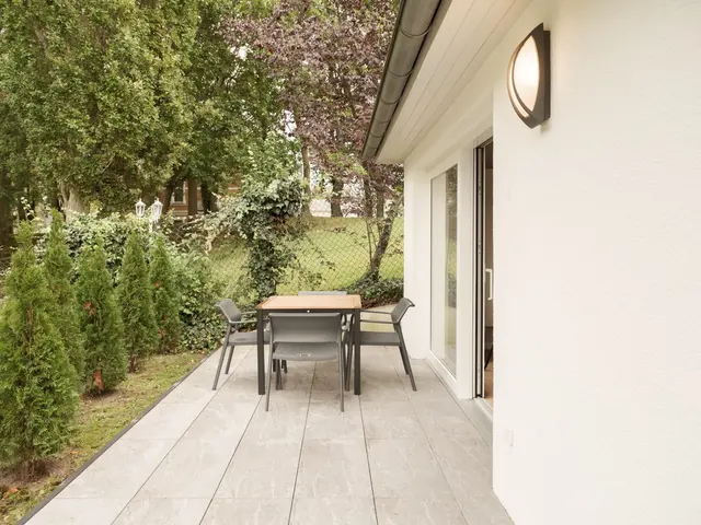 Villa Groth No. 10 | 1 Bedroom Gartenhaus | Terrace — accommodation at OSTKÜSTE Boutique Apartments, Seebad Ahlbeck — photo 15 of 17