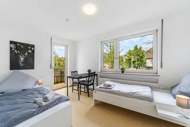 GP04 | 4 Room Apartment for 8 with balcony | Göppingen — RAUMSCHMIDE GmbH, Ihr Partner für möblierte Unterkünfte (5/8)