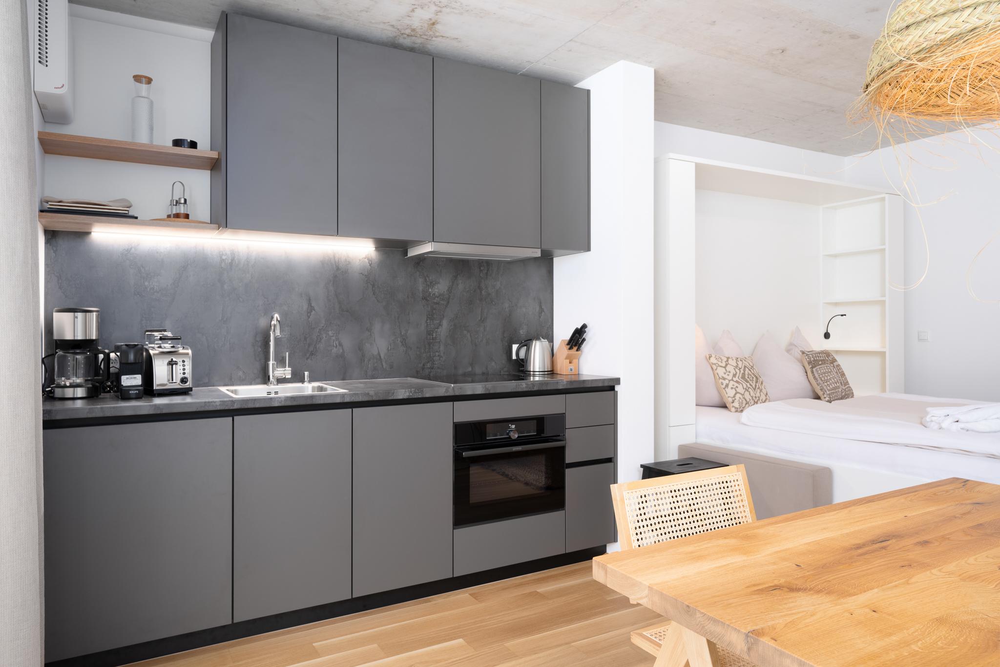 Basecamp Reiteralm 2.03 | Studio with garden | Sunny side | Right at the Reiteralm valley station | Outdoor sauna, gym & social outdoor garden — apartment at Schladming Appartements Maria Gruber GmbH, Schladming — photo 2 of 15