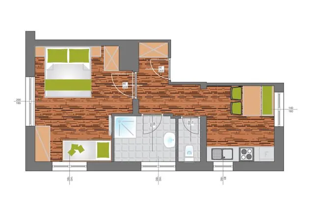 Bella Vista cosy Top 2 | entspannter ruhiger Aktiv Stay nahe Zentrum & Planai — Schladming Appartements Maria Gruber GmbH, Schladming (8/8)