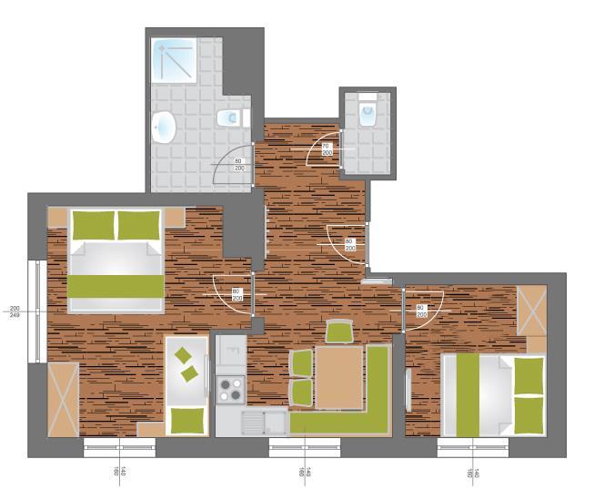 Bella Vista Large Top 3 | Modern active stay by the Talbach near the town center & Planai | balcony & mountain views — apartment at Schladming Appartements Maria Gruber GmbH, Schladming — photo 10 of 10