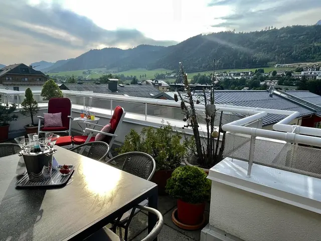 Centro Penthouse | Großzügiges Penthouse in Bestlage nahe Planai mit Dachterrasse & Dachsteinblick — Schladming Appartements Maria Gruber GmbH, Schladming (15/17)