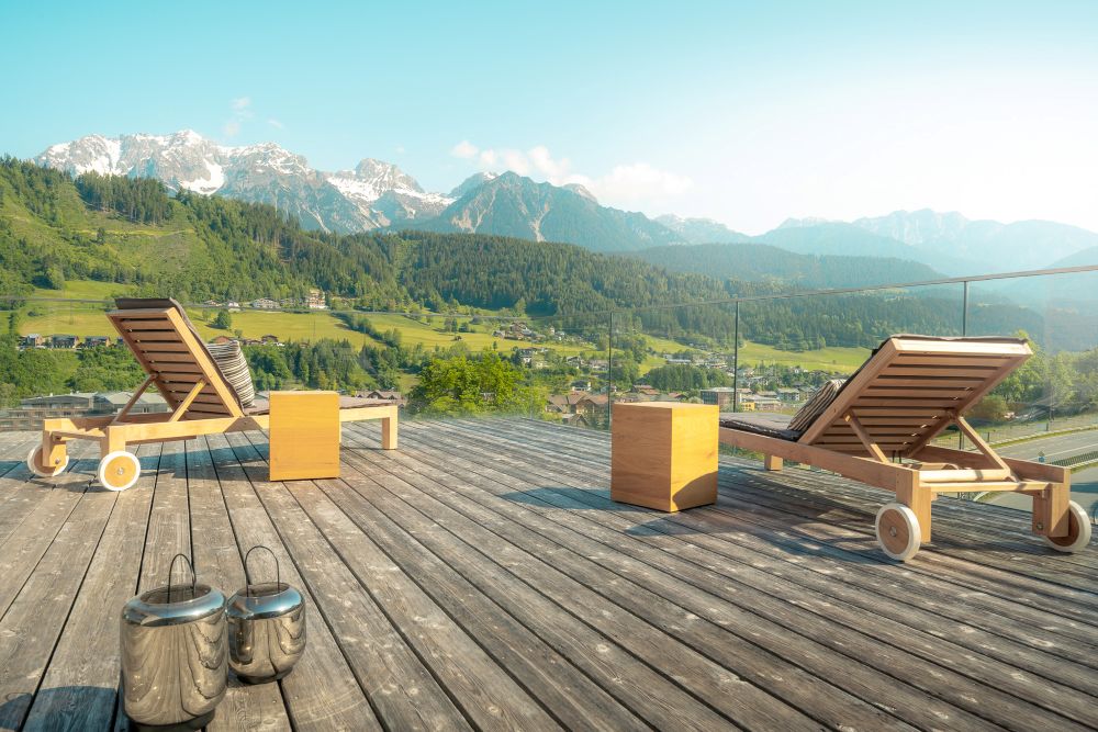 Coburg ON TOP XXL | Pool View | Private Sauna & Panoramic Rooftop Terraces – Schladming Appartements Maria Gruber GmbH