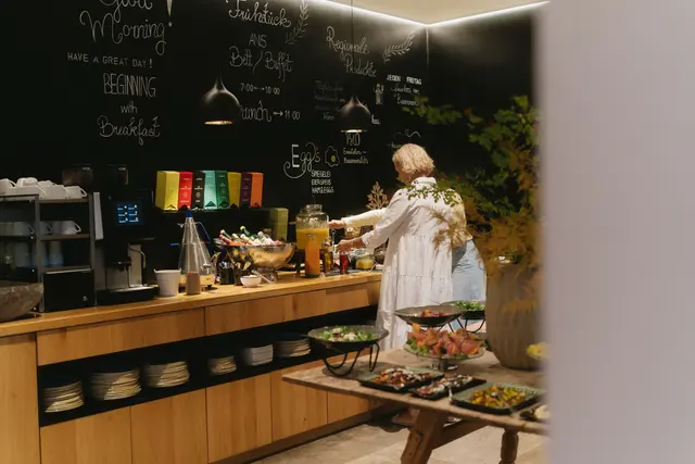 Coburg ONE Dachstein View | Breakfast & Casual Style | Warm Evening Sun — apartment at Schladming Appartements Maria Gruber GmbH, Schladming — photo 11 of 33