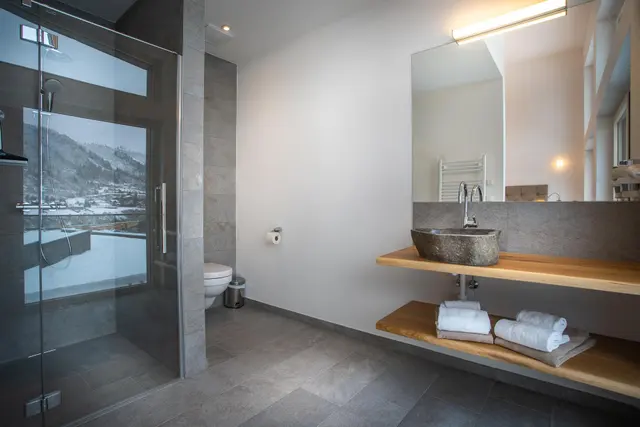 Coburg SKY LOFT | Pool View, XXL Rooftop Terrace & Private Sauna | Loft Living — apartment at Schladming Appartements Maria Gruber GmbH, Schladming — photo 25 of 43