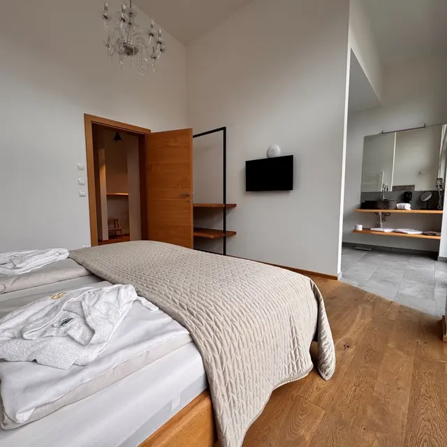Coburg SKY LOFT | Pool View, XXL Rooftop Terrace & Private Sauna | Loft Living — apartment at Schladming Appartements Maria Gruber GmbH, Schladming — photo 27 of 43